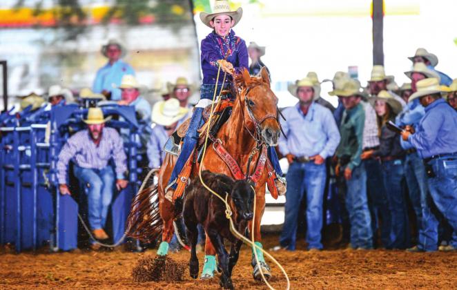 CLINE PLACES SEVENTH AT STATE RODEO