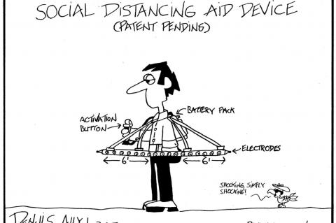 Social Distancing Aid Device (Patent Pending)