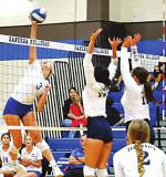 Volleyball team loses home opener