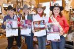 The 2022 Bandera Cowgirls Calendar is now available to public. Pictured here are (left to right) Suzie Heywood, Kim Story, Sami Ray, and Dorothy Duff-Browning. BULLETIN PHOTO/Tracy Thayer