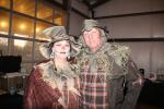 Jason and Wendy Olsen show off their scarecrow costumes at the Frontier Time Museum’s Halloween Gala. BULLETIN PHOTO/Chuck McCollough