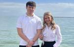 FCCLA State Qualifiers Gabe Bower and Kytlin Peterson pose for a picture. The two will compete in Dallas this April. Courtesy Photo