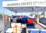 Breakfast tacos were available by donation last Friday from members of the Bandera County Chamber of Commerce at the Bandera Courthouse lawn. Proceeds, which totaled $1,704 dollars, went to purchasing animals from last week’s Junior Livestock Show BULLE