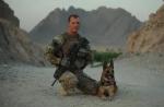 Bandera Honors Veterans Nov. 11 and will feature keynote speaker, USAF TSgt Len Anderson and his dog Azza, shown here in Afghanistan before the IED blast changed his life forever. Courtesy Photo